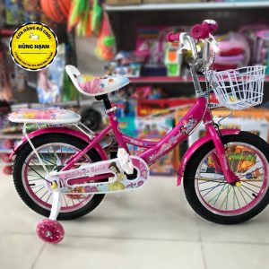 Xe Đạp Bé Gái 16 Inch Conquer Speed – Màu Hồng