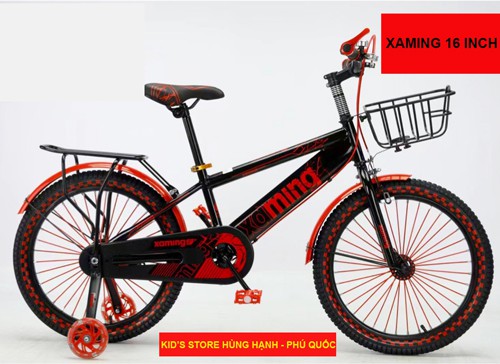 Xe đạp Xaming 16 inch màu đỏ