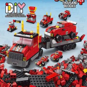 8832-8 Hộp Lego Xe Container 6 in 1 1000 PCS
