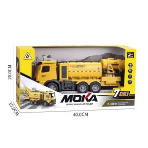 #2185 Xe tải ben điều khiển từ xa pin sạc